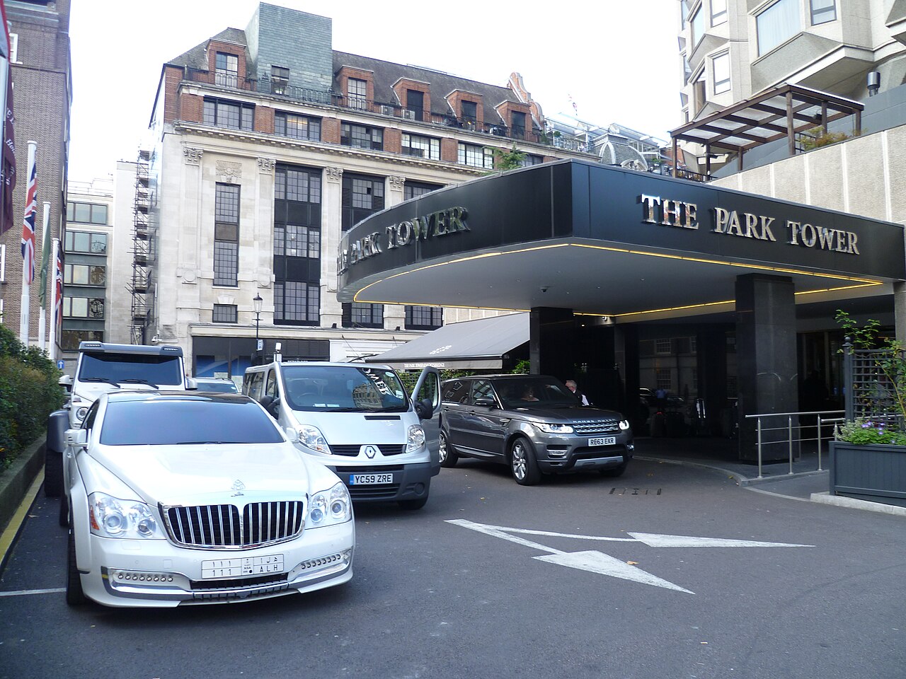 Park Tower Knightsbridge entrance.